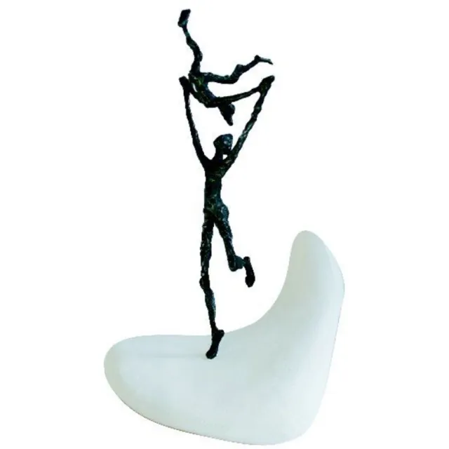 Rawa Geschenken Sculptuur Vreugde in de liefde beeld brons 25 cm hoog brons en gietsteen