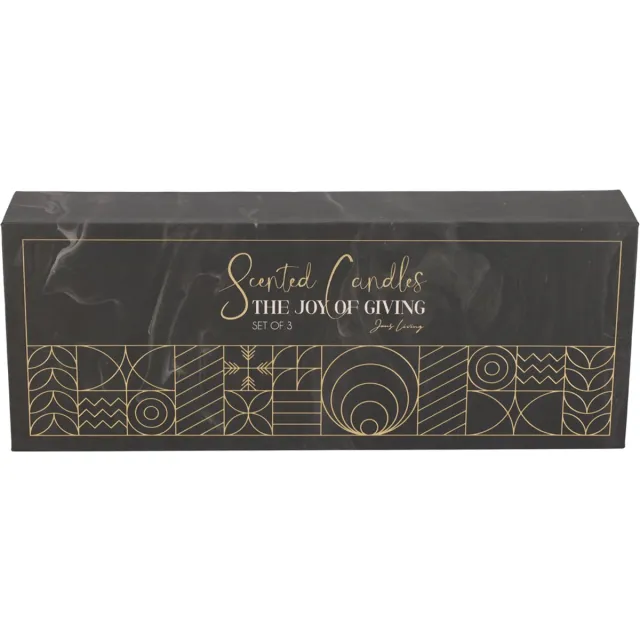 JENS Living Scent of Joy Kaarsen /3 groen/ zwart/ wit