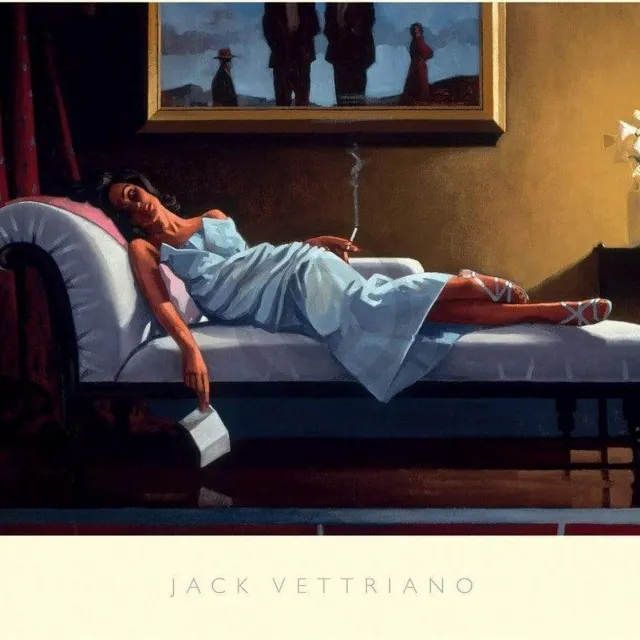 PGM Kunstdruk Jack Vettriano - The Letter 76x68cm Divers