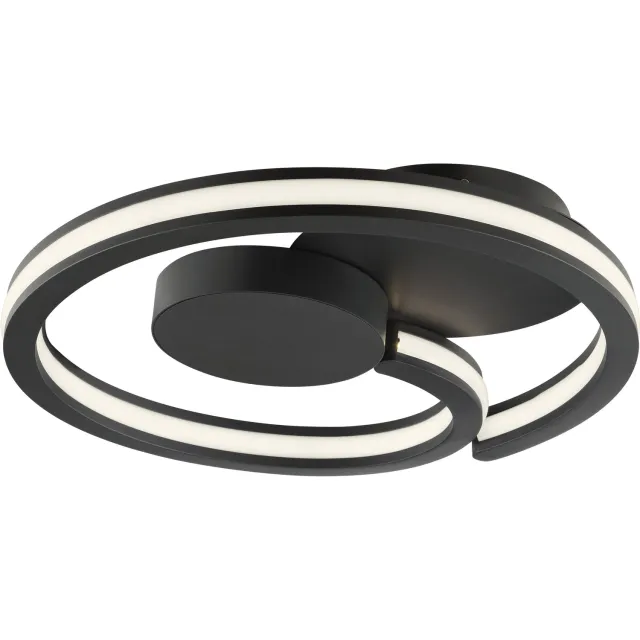 Brilliant Revola - Plafondlamp - LED 33W - 3300lm - CTS - Zwart