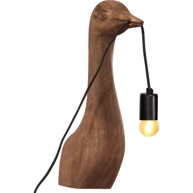 vidaXL Wandlamp dierenvorm 25 W 12x12x42 cm Bruin