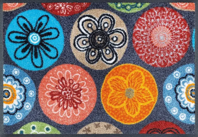 Ibenzoa Multifunctioneel Vloerkleed voor Stijl en Hygiëne in Verschillende Kleuren en Maatopties kleurijk