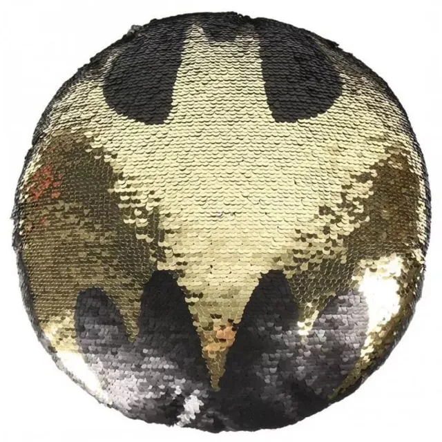 Batman sierkussen reversible sequin shape 30 cm Multicolor