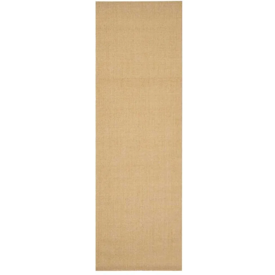 vidaXL Vloerkleed 80x250 cm natuurlijk sisal bruin