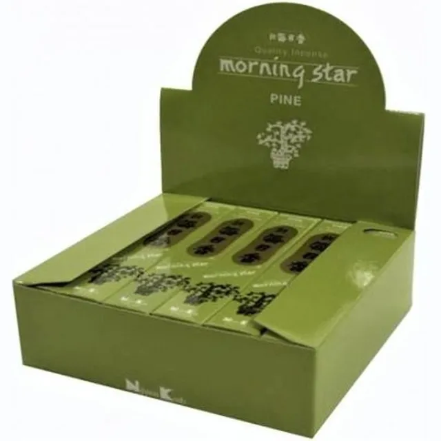 Nippon Kodo Morning Star - Pine - Den - Japanse wierook - 12-pack Dennen