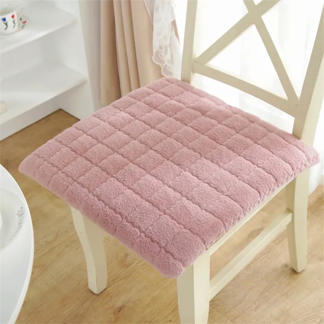 Ulisem Zitkussen Voor Stoel - Indoor Outdoor Stoelkussen - Comfortabel Zacht Antislip - Keukenstoel Diner Stoel Kussen - Tuin Patio Kantoor Stoel Zitkussen 40x40cm Roze