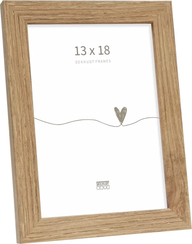 Deknudt Frames fotolijst - S45SH2 - houtkleur - fotomaat: 13x18 cm donker bruin