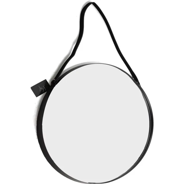 Damn Spiegel rond 70 cm x 3cm zwart