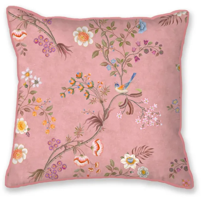 Pip Studio Lotus Lullaby Square Cushion Sierkussen - 45 x 45 cm cm - Roze