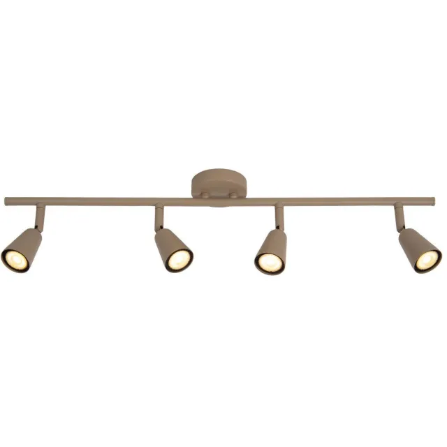 Lucide dimbare opbouwspot GU10 76x17.5 cm - taupe