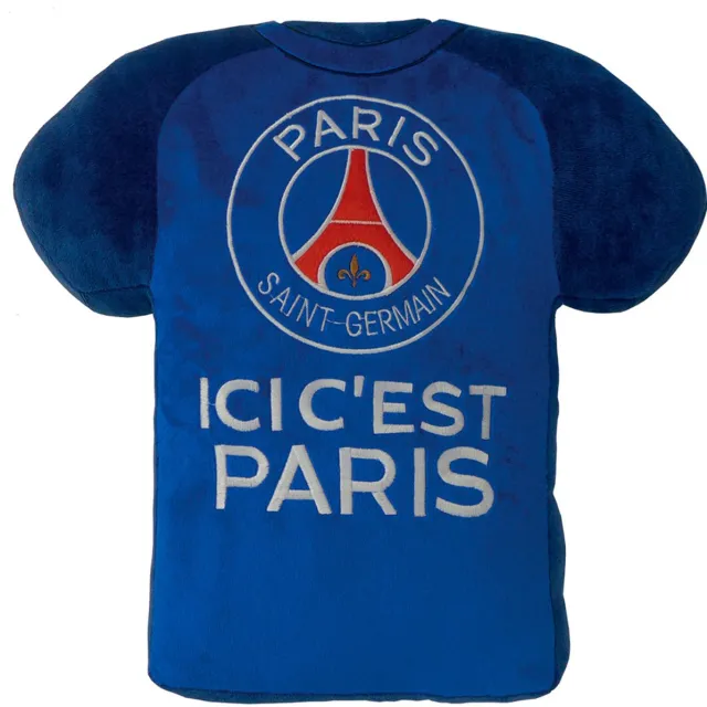 Paris Saint Germain 3D Sierkussen, T-Shirt - 38 x 25 cm - Polyester Blauw