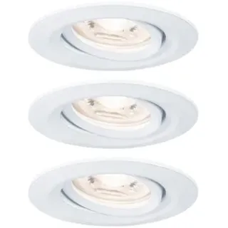 Paulmann Inbouwspot Led Nova Mini Kantelbaar Wit 3x4w