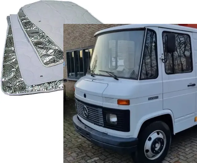 geschikt voor mercedes 608 Raamisolatie Mercedes 608 Vario (Verhoogd model) grijs