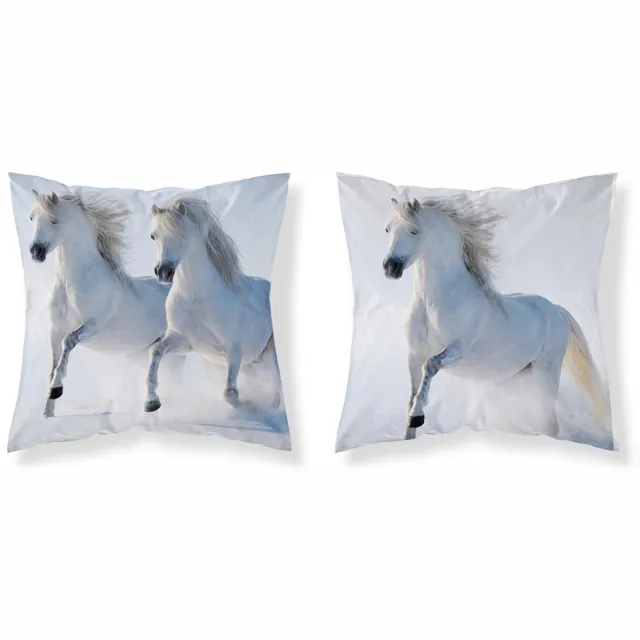 Detexpol Paarden Sierkussensloop Paard kussensloop 40x40cm EXCL vulling Pastel
