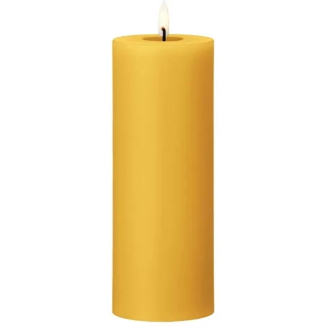 Ester & Erik Led Pillar kaars H20cm mango Geel