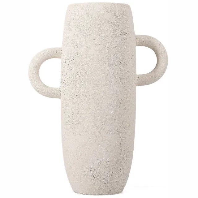 Salt & Pepper Vaas met oren 11xH30cm wit Bullet
