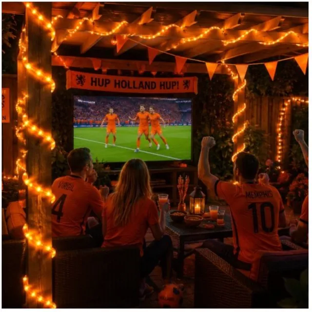 QUALEDY LED Lichtslang - Oranje - 3W/m - IP65 - Gekleurd PVC - 5 meter