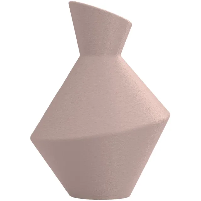Layvo DARIS Vaas - Bloesem - D19 x H25 cm - droogbloemen vaas - gerecycled plastic