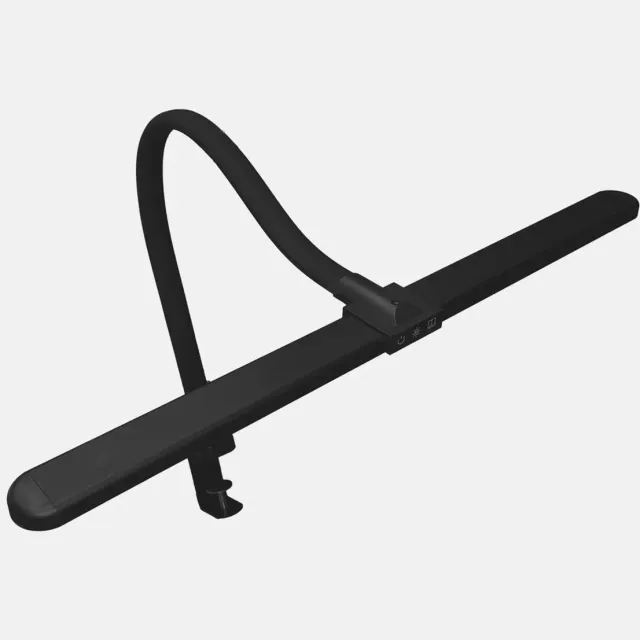 ErgoPro LED Bureaulamp met Klem – 5 Kleuren – Dimbaar – 3000-6500 Kelvin – Ergonomisch Verstelbaar Zwart
