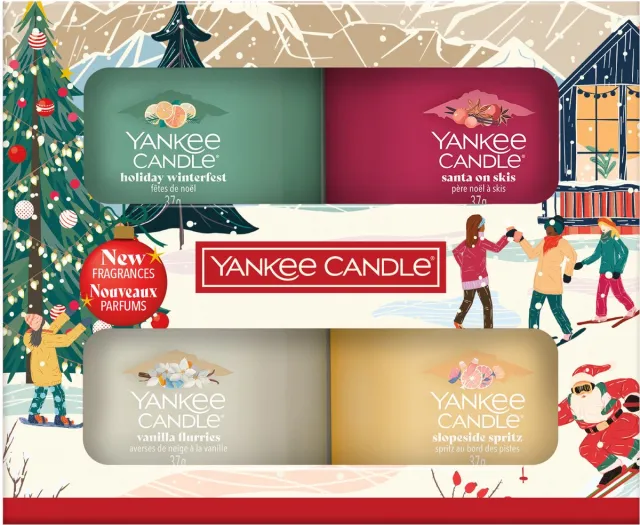 Yankee Candle Apres Ski - 4 Filled Votive - Cadeauset Meerkleurig