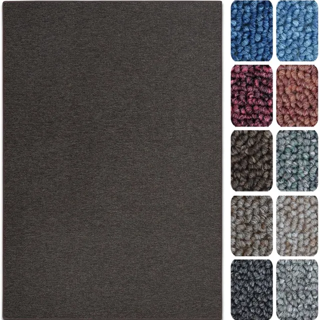 Floordirekt Tapit London - Vlakke Lussenpool - Op - Modern & Easy Care - Donkerbruin - 200 x 700 cm Donkerbuin