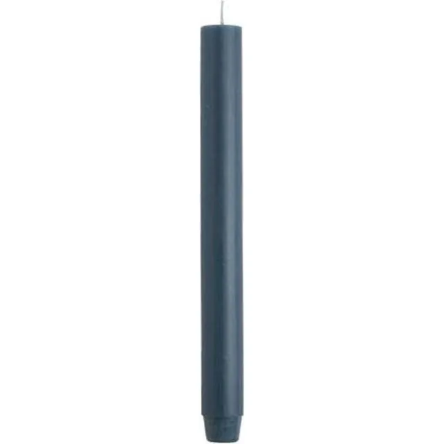 Rustik Lys Dinerkaarsen XL - Pak van 20 Stuks - Petrol - 2,6 x 30 cm