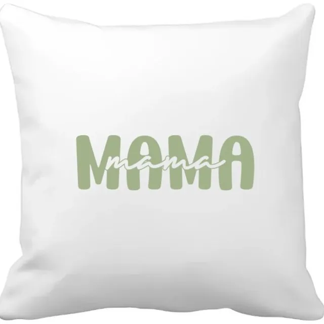 Akyol mama Kussen hoes - Mama - moeder - moederdag - cadeau - verjaardag - geschenk - 40 bij 40 cm Multicolor
