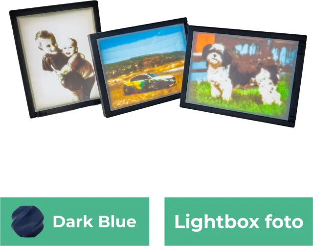 Lovora Lightbox foto - Donker blauw