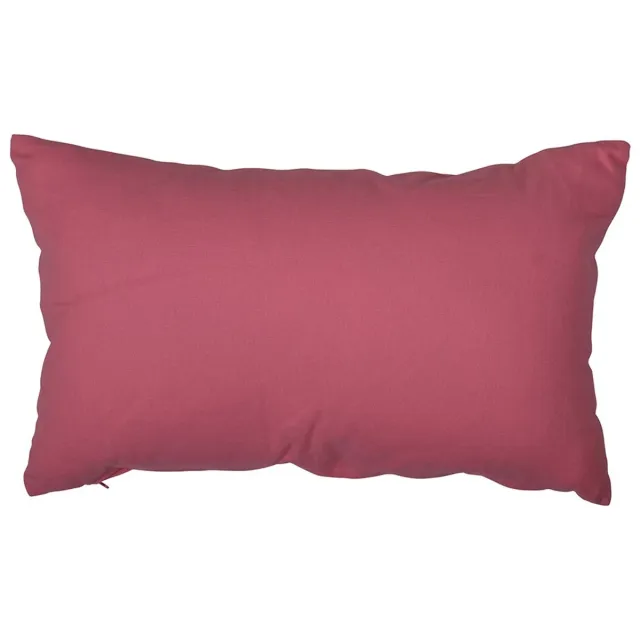 Linen & More Hoyz | Flannel Roze Kussen | 30 X 50 | Sierkussen Voor Woonkamer Of Slaapkamer