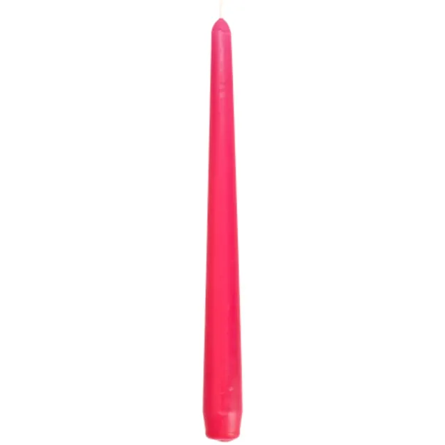 Starpak 50 Kandelaarkaarsen Ø 2,2 cm · 25 cm fuchsia