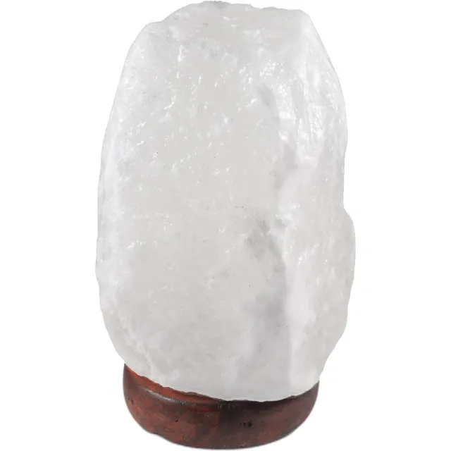 Natural Bio Store Finest Selection Witte Himalaya Zoutlamp natural 2-3kg | Inclusief snoer + gloeilampje 15W