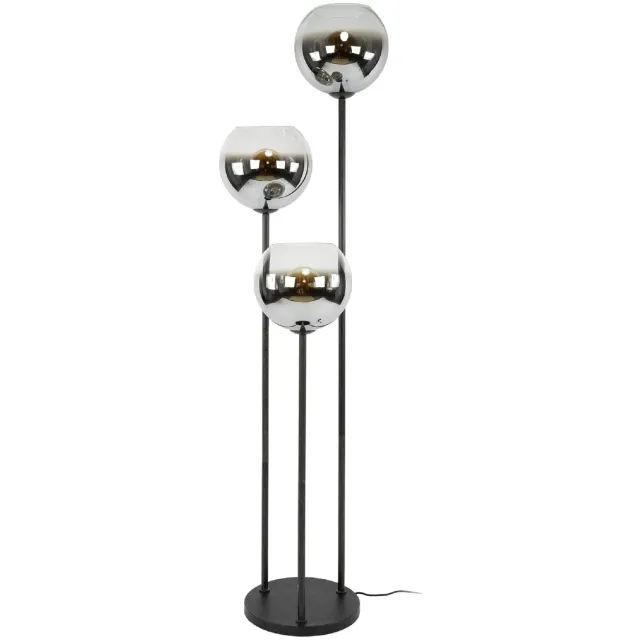Nest of Nora Vloerlamp Tivo - 3-lichts Bolvormig - Staande lamp - Zwart