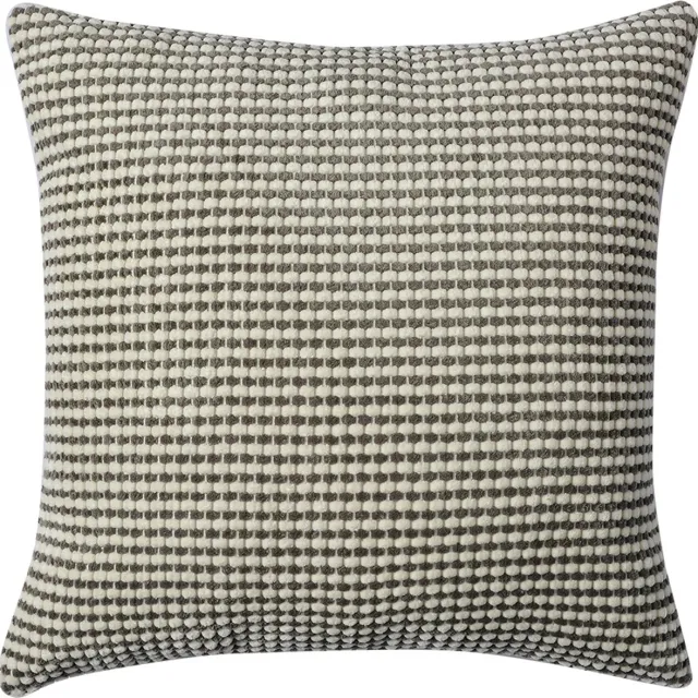 Clayre & Eef Kussenhoes 45x45 cm Bruin Wit Synthetisch