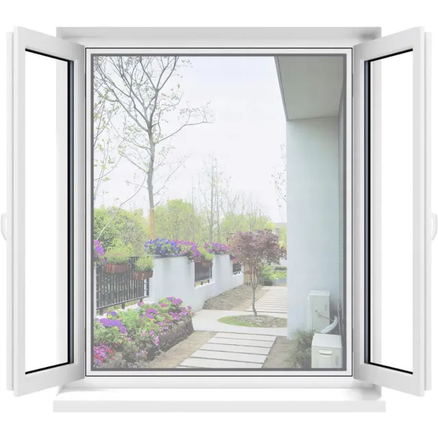 Octav8® Raamhor Magnetsich - Horrengaas - Muggengaas - Universeel - Transparent Wit