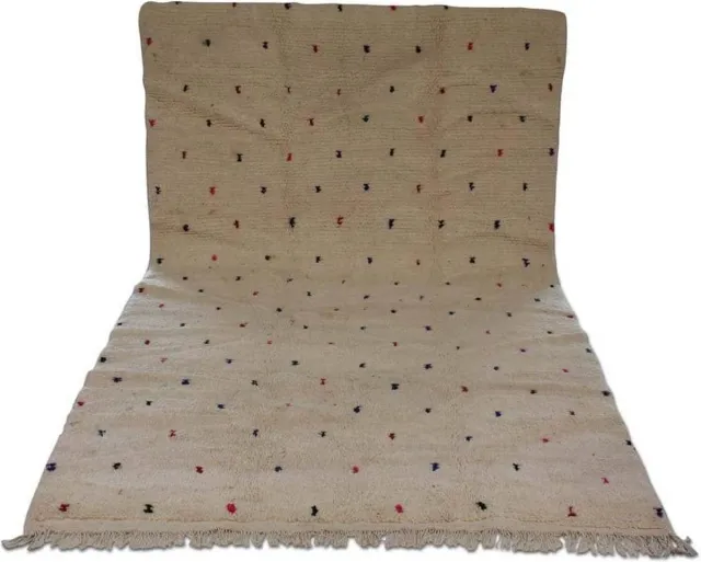 Safaary Marokkaanse Vloerkleed Beni Ouarain 257 x 153cm Gebroken wit