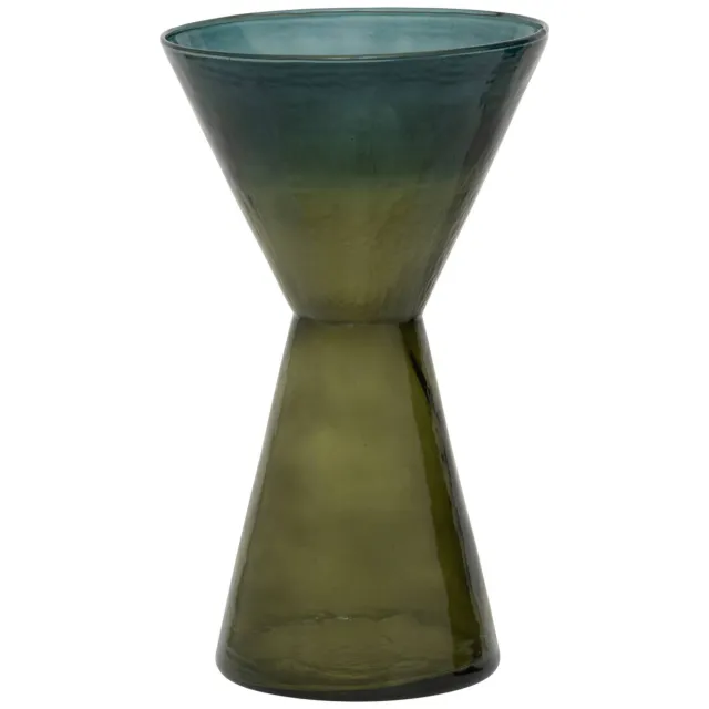 Urban Nature Culture glazen vaas Ami 30 cm - groen