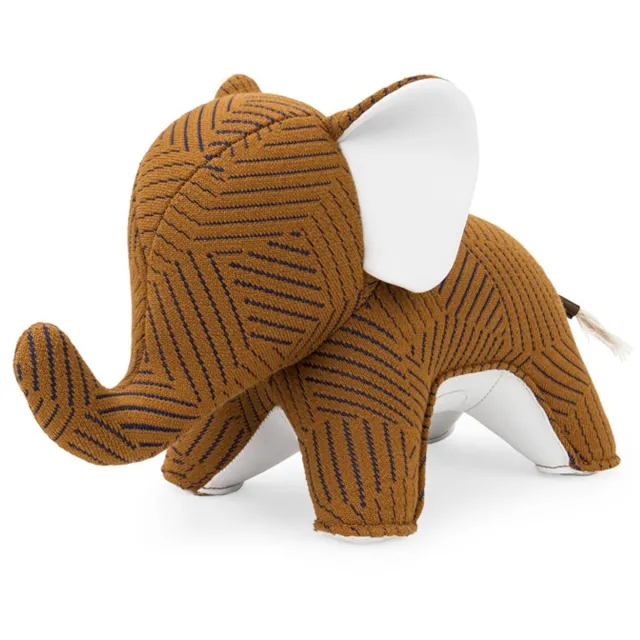 Zuny Kvadrat Razzle Dazzle-Olifant-Bruin-Boekensteun