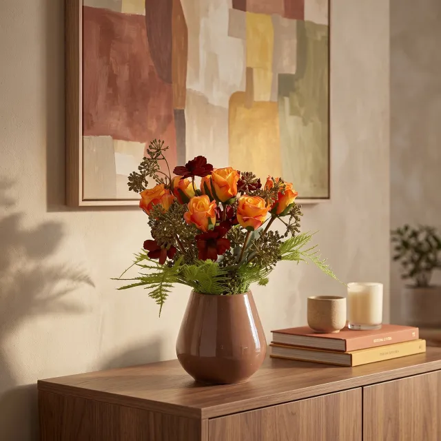 maxifleur Kunstplanten Kunst herfstboeket Hanne Split 35cm Meerkleurig