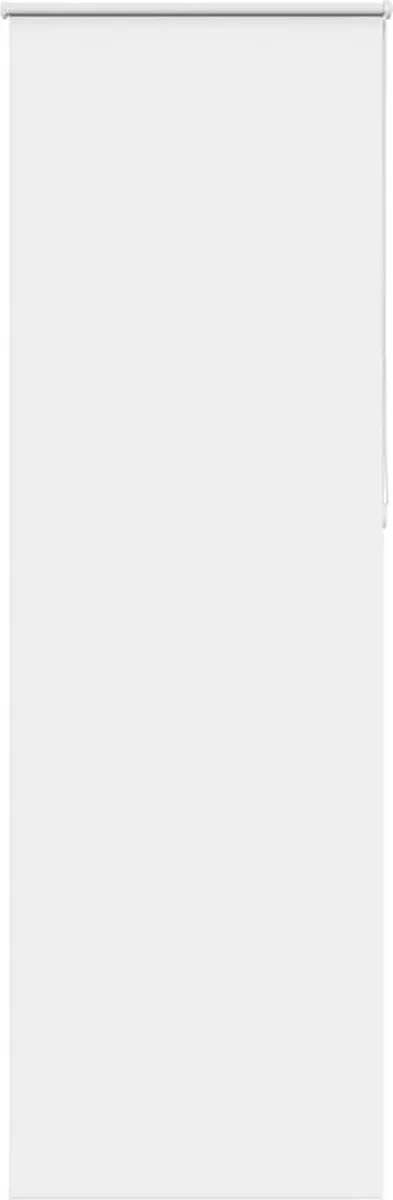 vidaXL Rolgordijn - verduisterend - 75x230cm - stofbreedte - 70,7 - cm - polyester wit
