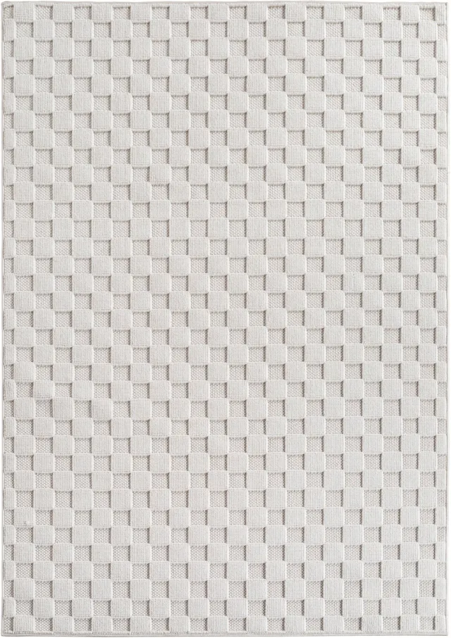 Ayyildiz Helix – Laagpolig vloerkleed – Crème – 60 x 110 cm