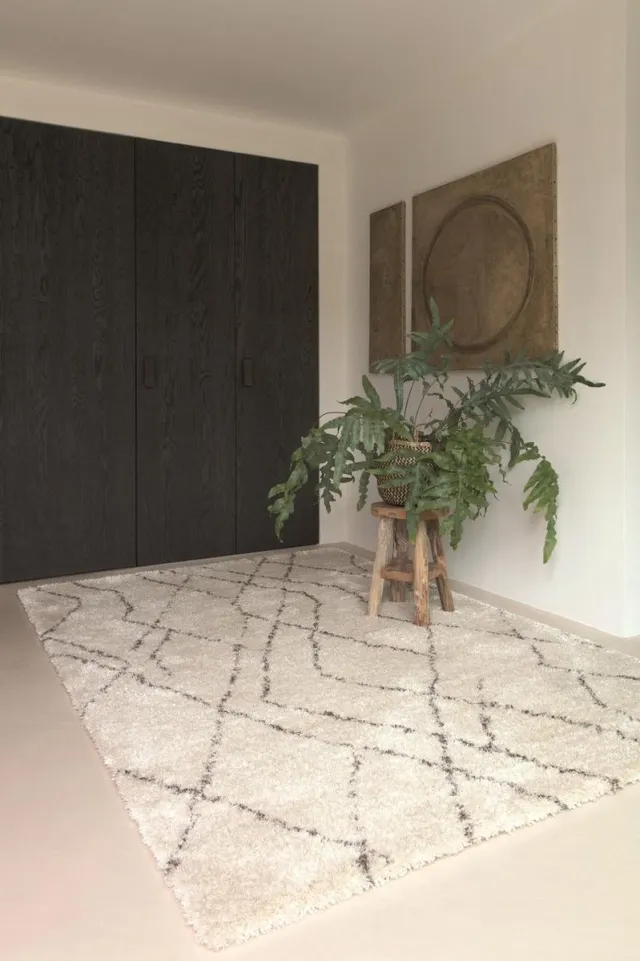 OSTA “Lana” Subtle Elegance - Tapijt - Beige Lijnen - 135x200
