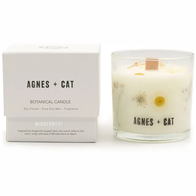 Agnes + Cat Botanische Sojawaskaars - Windermere