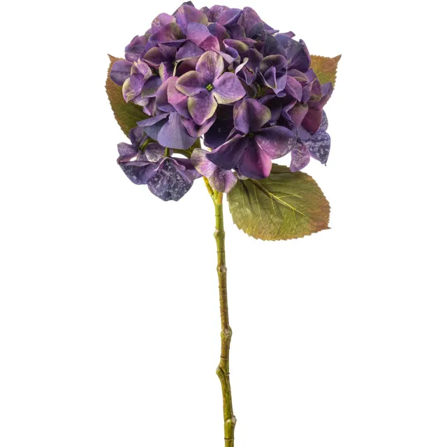 Emerald Kunstbloem Hortensia steel 47cm paars - Kunstplant voor binnen