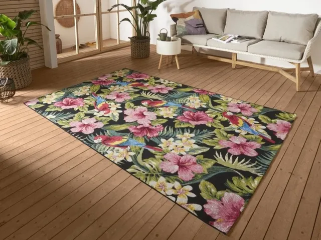 flycarpets Flair Binnen & Buitenkleed Vloerkleed Tropical Feeling - Multi - 200x285 cm