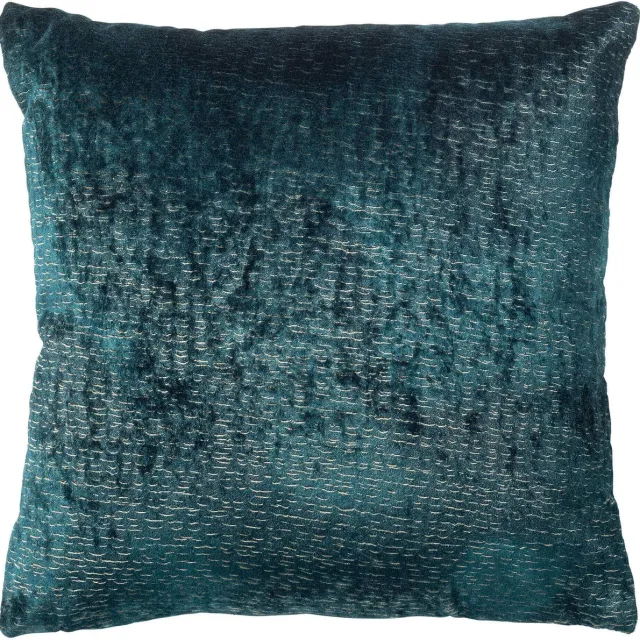 Hoii ELOISE | sierkussen | 45x45 cm | Deep Teal | blauw | Hoii