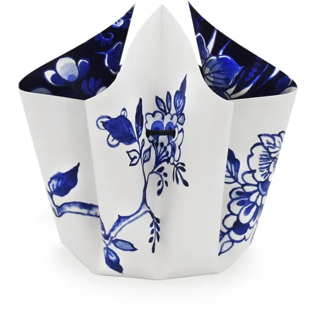 Hendrik.nu Strikvaas Small - Vouwvaas Delfts Blauw NO3 wit