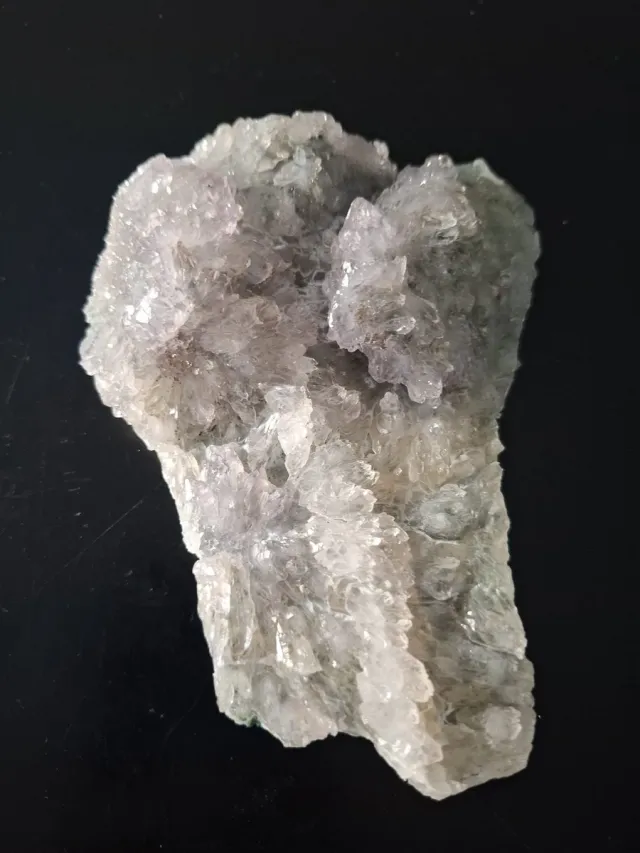 Healing Magic 777 Edelstenen - Amethist bloem met Prasioliet - hoge frequentie, spirituele groei, verbinding tussen 5d en 3d