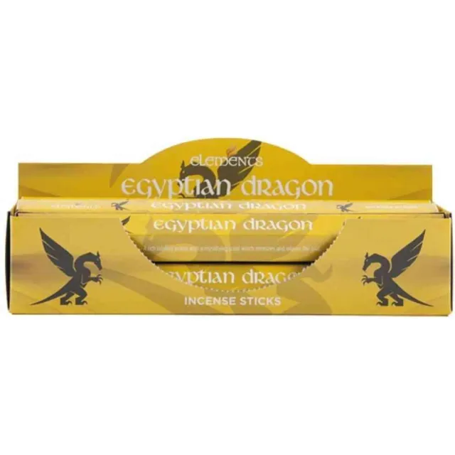 Anne Stokes Wierookstokjes Egyptian dragon Geel - 6 pakjes