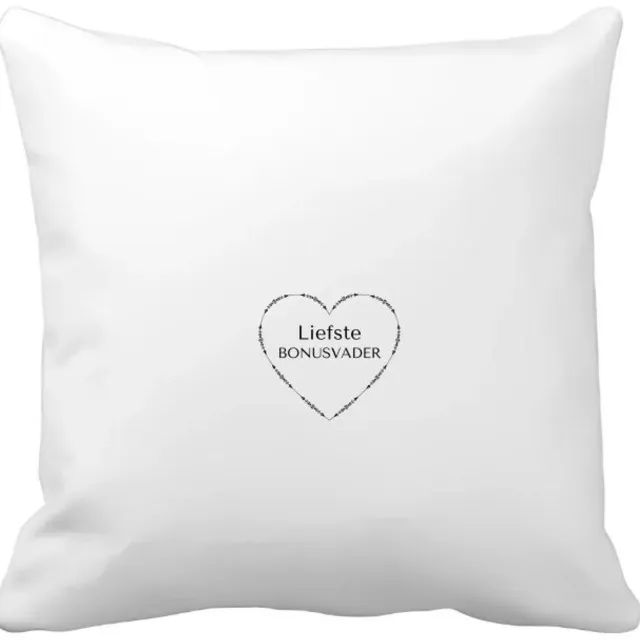 Akyol liefste bonusvader Kussen hoes - Papa - de liefste bonusvader - vader cadeautjes - vaderdag - verjaardag - geschenk - kado - vader artikelen - 40 bij 40 cm Multicolor