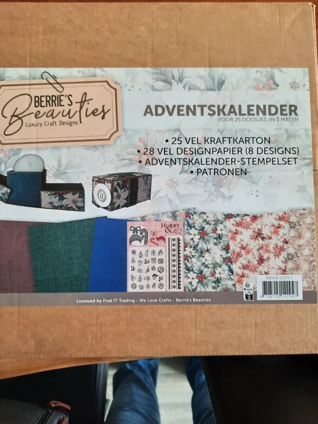 Find IT Berrie's Beauliers adventskalender voor 25 doosjes in 3 maten Multi-color